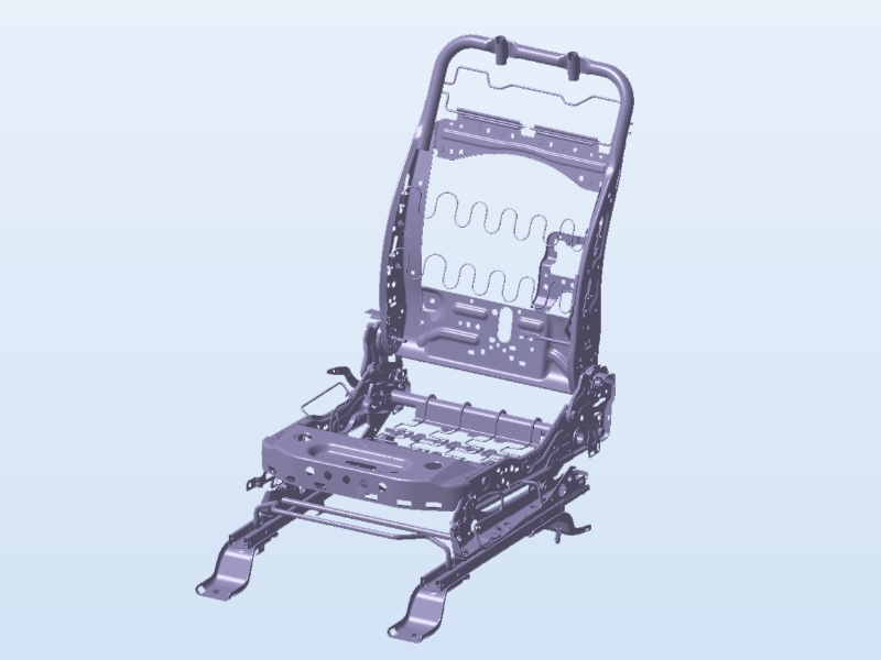 横浜機工テクノで生産している自動車用シートフレーム